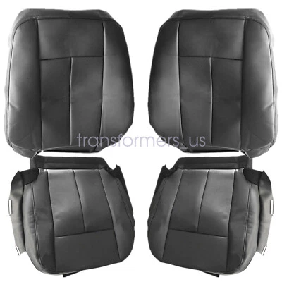 Кожаный чехол на сиденье водителя и пассажира для Ford Expedition 2007-2014 годов выпуска черный - Изображение 1 из 4