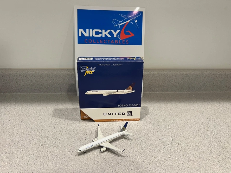Gemini Jets 1:400 United Airlines Boeing 757-200 GJUAL1395 N17128 - Image 1 of 1