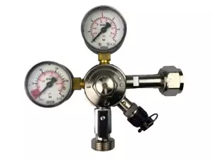 Co2 Druckminderer 1 leitig Manometer Schankanlage Zapfanlage Hauptdruckminderer - Bild 1 von 1