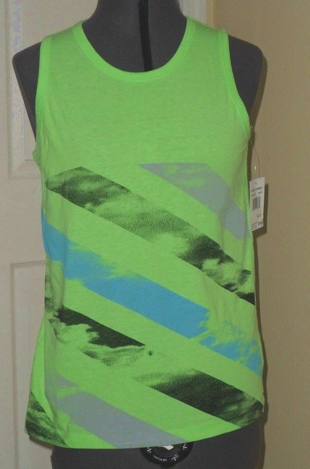 ***Camisa sin mangas Ocean Current para niño talla XL VERDE HECHA EN EE. UU. PRECIO DE VENTA SUGERIDO POR EL FABRICANTE: $16,00 NUEVA CON ETIQUETAS Foto 1 de 1