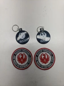 Ruger Firearms Patch 2ct & Ruger Keychain 2ct - Picture 1 of 3