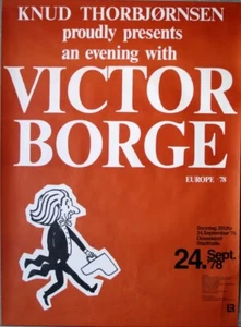BORGE, VICTOR - 1978 - Plakat - In Concert Tour - Poster - Düsseldorf - Picture 1 of 1