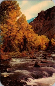 Postal FRYING PAN RIVER Basalto, Colorado CO c1972 - Imagen 1 de 2