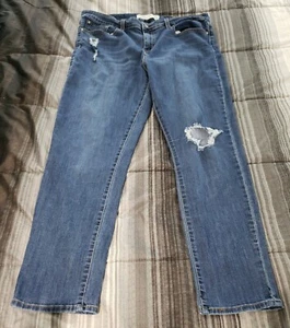 Levi's 720 Damen-Boyfriend-Stretchjeans Größe 38 x 29,5 Used-Look mittlerer Bund  - Bild 1 von 5