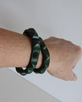 Liebeskind  Berlin Leder  Doppel Armband grün rockig - Bild 1 von 4