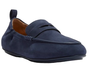 NEU FITFLOP MIDNIGHT MARINEBLAU ALLEGRO WILDLEDER PENNY HALBSCHUHE SCHUHE GRÖSSE 6 - Bild 1 von 9
