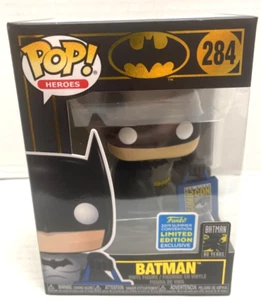 Batman With Con Bag #284 2019 SDCC Exclusivo Funko Pop Agotado Rápido 80 Años - Imagen 1 de 10