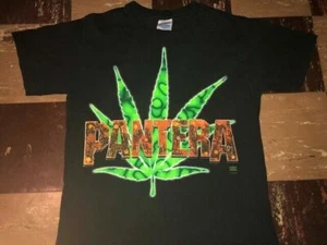 Original Vtg 90s 1994 World Tour PANTERA Far Beyond Driven Pot Leaf T Shirt USA - Picture 1 of 7
