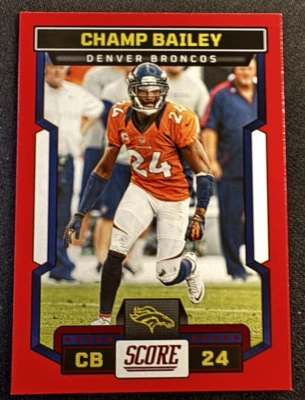 2023 Score Red #78 Champ Bailey Denver Broncos - Image 1 of 2