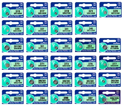 Murata SR 1.55V Silver Oxide Watch Batteries Low/High/Dual Drain - Wholesale - Image 1 of 4