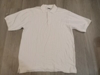 Camisa polo Comfort Zone para hombre talla grande manga corta cuello blanco G13 Foto 1 de 3