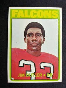 1972 Topps Football Card # 171 Jim Butler - Atlanta Falcons (NM)