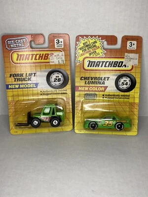 Carretilla elevadora Matchbox 1991 Lumina 54 1990 28 verde Foto 1 de 3