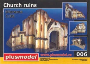 Plus Modèle 6 - 1:35 Pièces En Céramique Ruine D'Église WW II Céramique. - Picture 1 of 1