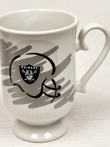 NFL Oakland Raiders - 10oz Expresso Cafe - Ceramic Cup - Mug, New (Set of 2) - Picture 1 of 2