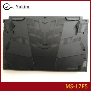 MS-17F5 FOR MSI GF75 Black D Shell Base Cover Bottom With Wear Foot Pads - Picture 1 of 6