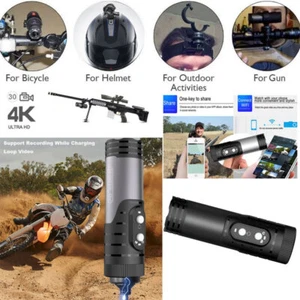 Telecamera sportiva WIFI 4K 1080P casco pistola videocamera impermeabile DV5000 per caccia - Foto 1 di 24