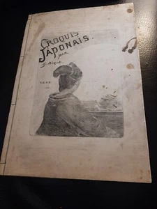 Croquis Japonais par G Bigot Portfolio 31 Gravuren Tokyo Japanese life 1886 - Bild 1 von 22