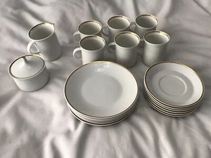 Rosenthal Studio Linie Kaffeeservice Weißgoldrand 21 Teile - Bild 1 von 13