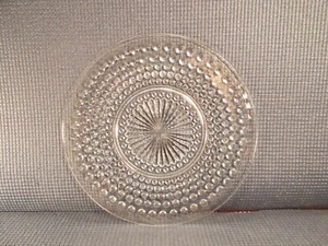 Anchor Hocking Glass Vintage Hobnail Clear Pattern Luncheon Plate 8 1/2" - Picture 1 of 3