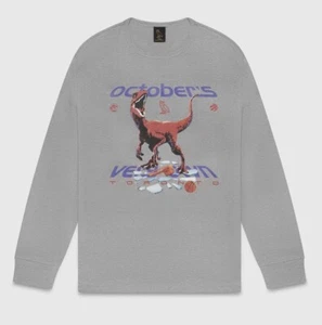 OVO Drake Toronto Raptors Jurassic Park LS T-shirt LRG NWT SIP Music Advertising - Picture 1 of 5