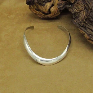 Sterling Silver Handmade Choker Collar Necklace - Picture 1 of 7