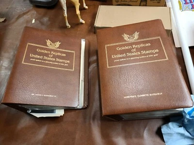 81 réplicas doradas de estampillas de Estados Unidos / años chapados en oro 22k  Foto 1 de 4