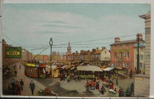 ANTIGUA POSTAL GREAT YARMOUTH THE MARKET PLACE CENTRAL CAFÉ TÉS RESTAURANTE - Imagen 1 de 2