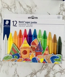 Staedtler Noris Jumbo Wax Crayons, Art Supplies, Drawing - Picture 1 of 1