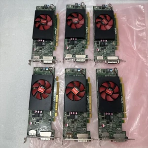 LOT OF 6 Dell AMD Radeon Graphics Card PCIe DVI & DP 0F9P1R  Low Profile - Picture 1 of 6