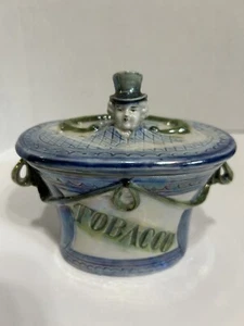 Early Art Nouveau Tobacco Box Porcelain - Picture 1 of 10