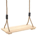 Wooden Hanging Swing Toy Outdoor Swing Plaything Park Garden Entertainment Toy