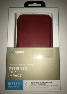 Coque en cuir folio Speck Presidio pour iPhone Xs /X - Photo 1 sur 2