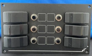 6way switch/circuit breaker panel with Carling rocker switches - Picture 1 of 2