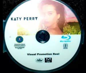 KATY PERRY Visual Promotion Reel 30 Music Videos BLU-RAY DVD 2.5 Hours FREE SHIP - Picture 1 of 6