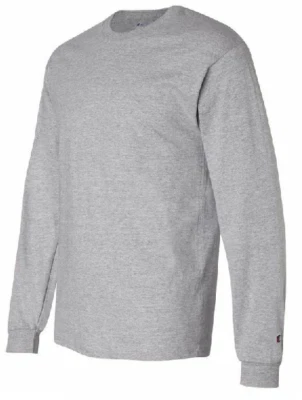 Champion NUEVA Camiseta Para Hombres Talla S-2XL Manga Larga Algodón Sin Etiquetas Gimnasio Entrenamiento CC8C Foto 1 de 2