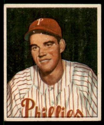 1950 Bowman без авторских прав SP Боб Миллер RC дебютант Phillies #227B * Noles2148 * - Изображение 1 из 2