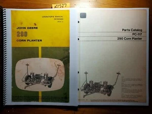 John Deere 290 Corn Planter Owner Operator Manual OM-B25260 J7 + Parts PC-117 70 - Picture 1 of 12