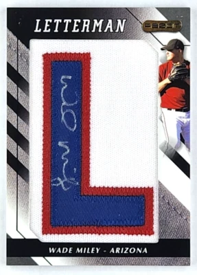 2008 Razor Letterman - 编号至 20 #WM-E Wade Miley /20  — 第 1/3 张图片
