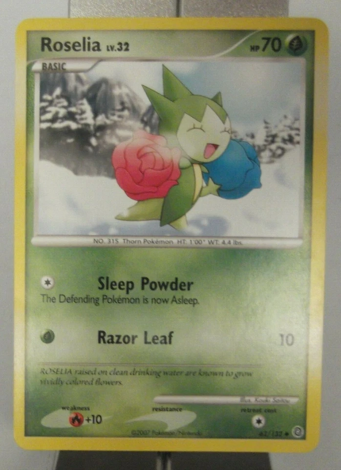 044PK062 - Roselia - 62/132 - Secret Wonders - Uncommon - Very Good - Image 1 of 1