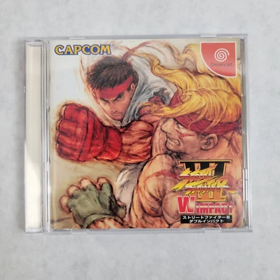Street Fighter III: W Impact / Double Impact (JPN) (DC/Dreamcast) CIB W/ Inserts - Image 1 of 4