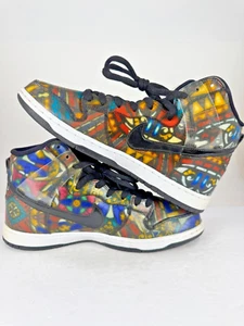 Size 11 - Nike Concepts x SB Dunk High Stained Glass - Picture 1 of 7