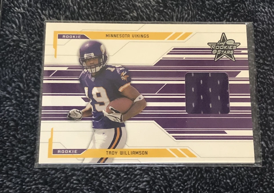 2005 Leaf Rookies & Stars Rookie /750 Troy Williamson #277 Rookie RC - Image 1 of 3