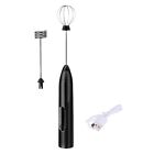 Handheld Electric Milk Frother Egg Beater Frother Foamer with USB Cake Tool for 