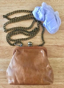 Neu mit Etikett Damen Hobo Leder Umhängetasche Geldbörse, Libby Karamell - Bild 1 von 6