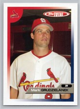 2005 TOPPS TOTAL #348 MARK GRUDZIELANEK  ST. LOUIS CARDINALS