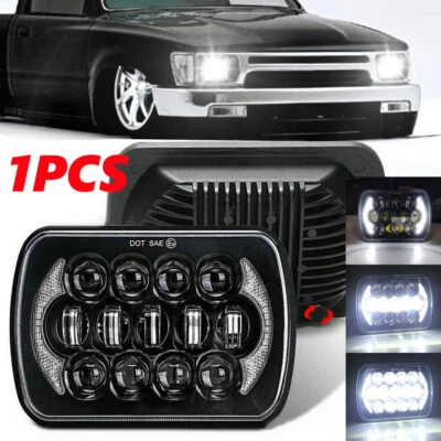 Brightest 5X7" 7x6inch Rectangle LED Hi/Lo Headlight DRL for Toyota Pickup Truck - Изображение 1 из 4