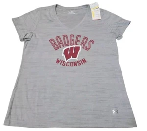 Under Armour Heat Gear University of Wisconsin Badgers Damen Large lockere Passform - Bild 1 von 12