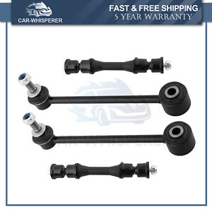 Fits 2004-2019 Cadillac Escalade Set Of 4 Front Rear Stabilizer Bar End Link Kit