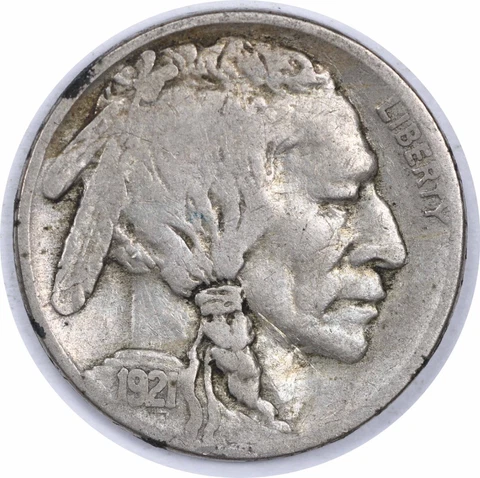 1921-S Buffalo Nickel VG Uncertified #1216 Cover
